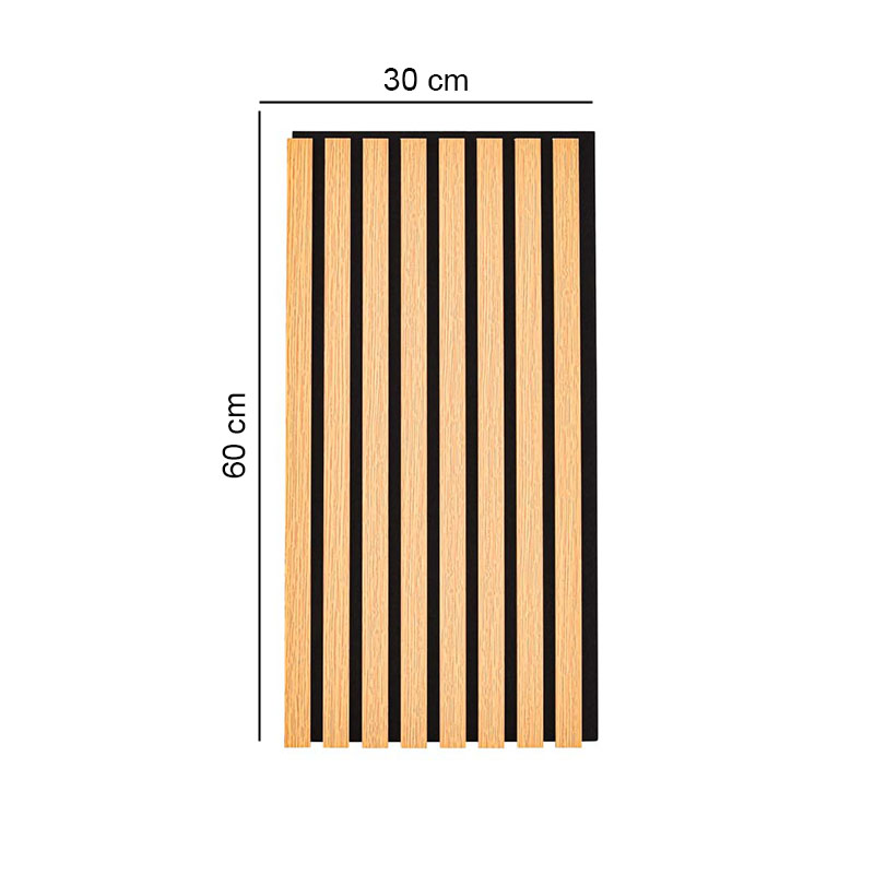 Lot de 4 panneaux décoratifs muraux bois noir