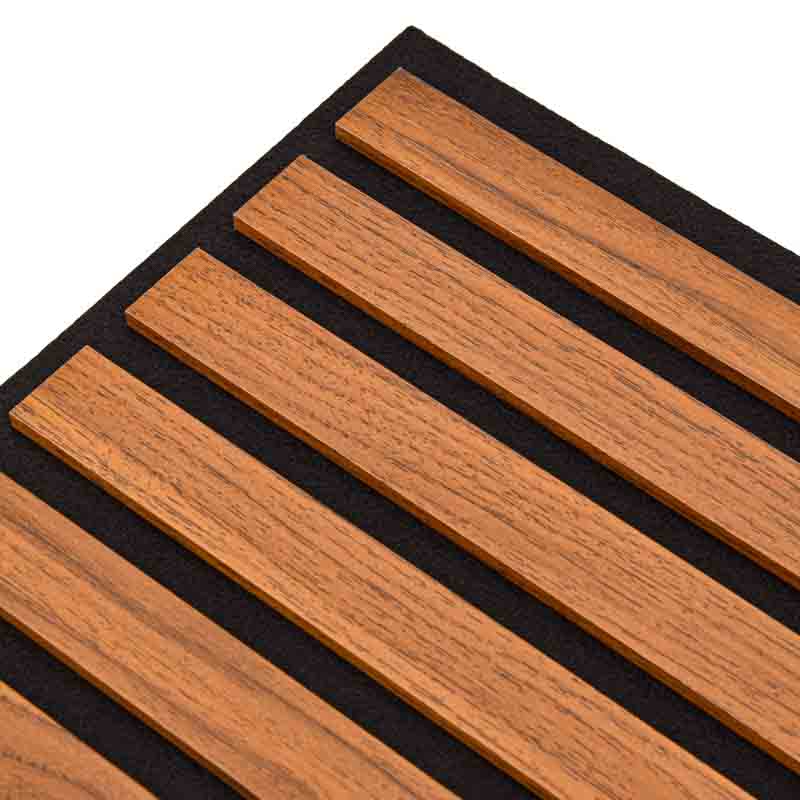 Lot de 4 panneaux décoratifs muraux bois noir