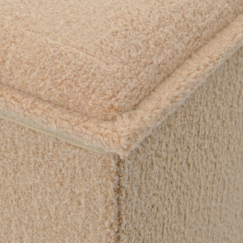 Cube rangement réversible 'Nola' 2en1 beige