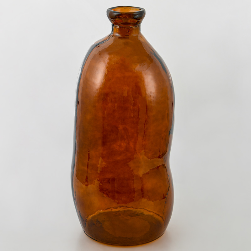 Grand vase 'Simplicity' marron foncé