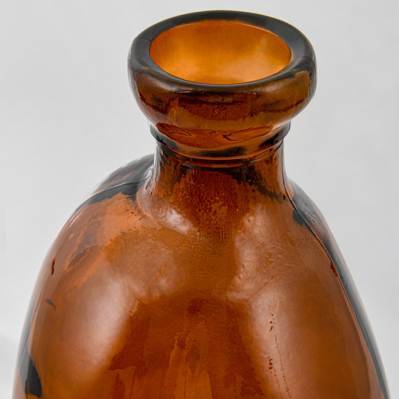 Vase bouteille 'Simplicity' marron foncé