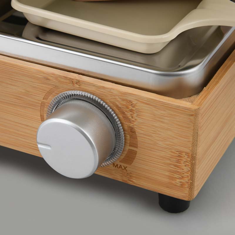 Appareil à raclette 2en1 Menastyl 4pers beige