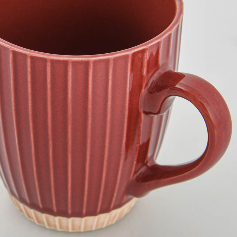 Mini mug 'Life Style' terracotta