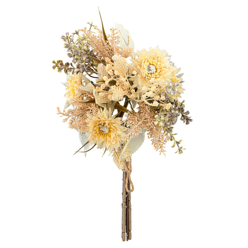 Bouquet de gypsophiles style séché beige