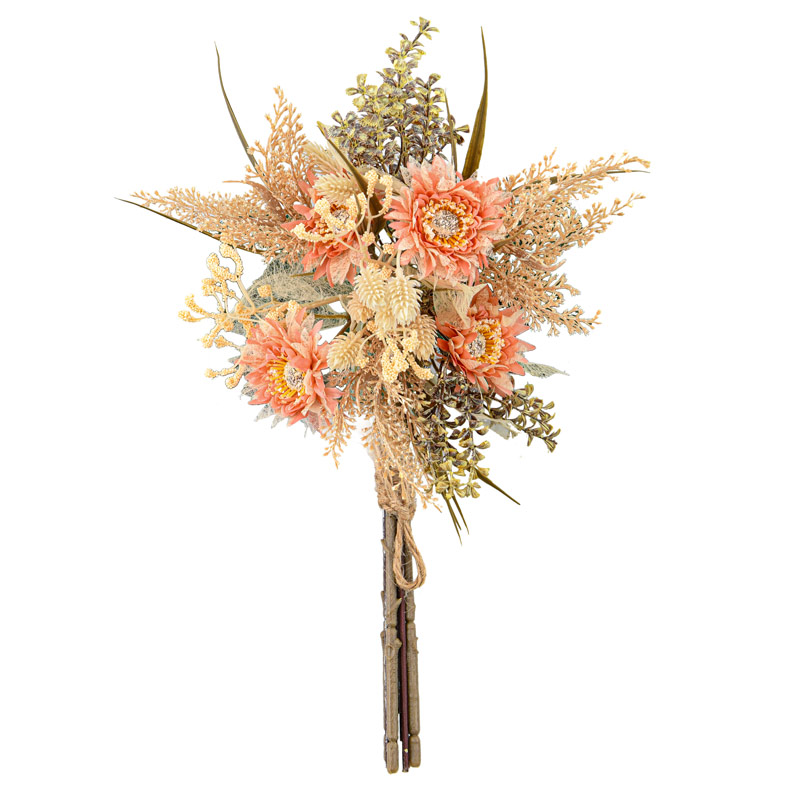 Bouquet de gypsophiles style séché rose