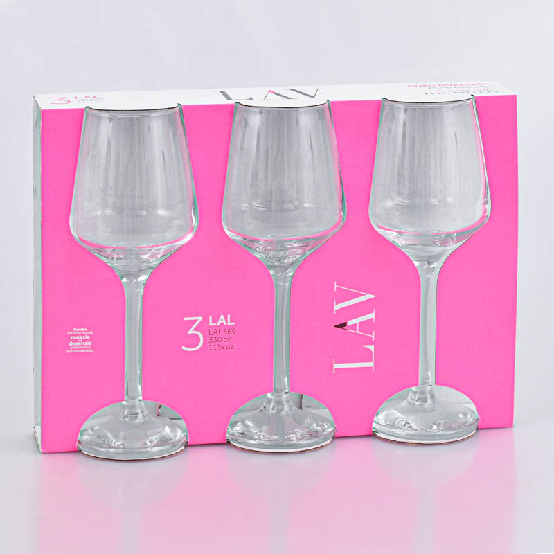 3 verres à pied 'Lal'