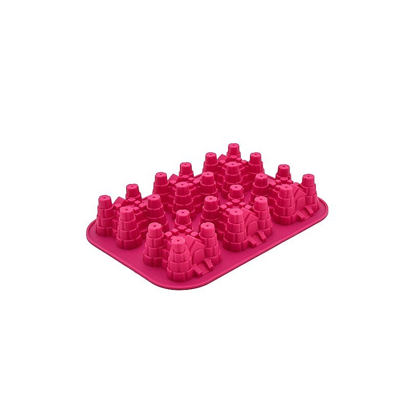 Moule silicone 6 mini-châteaux