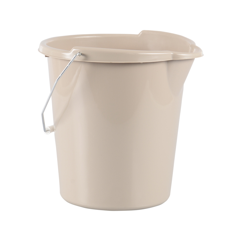 Relaxdays Seau pliable, 10 litres, bec verseur, anse, récipient rétractable  pour la maison & le camping, gris - vert