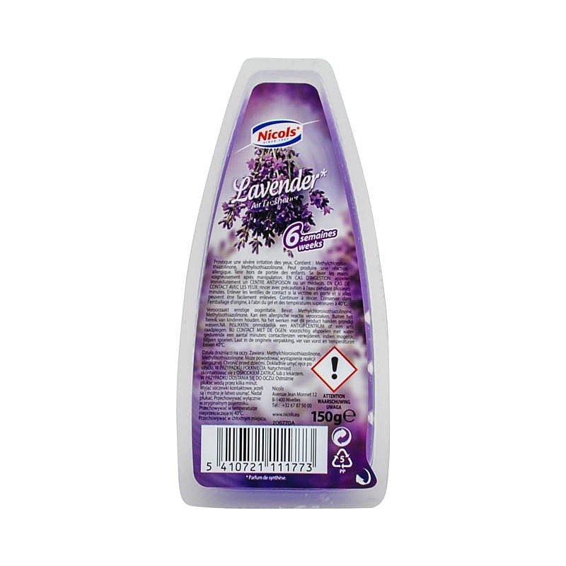 Gel désodorisant violet
