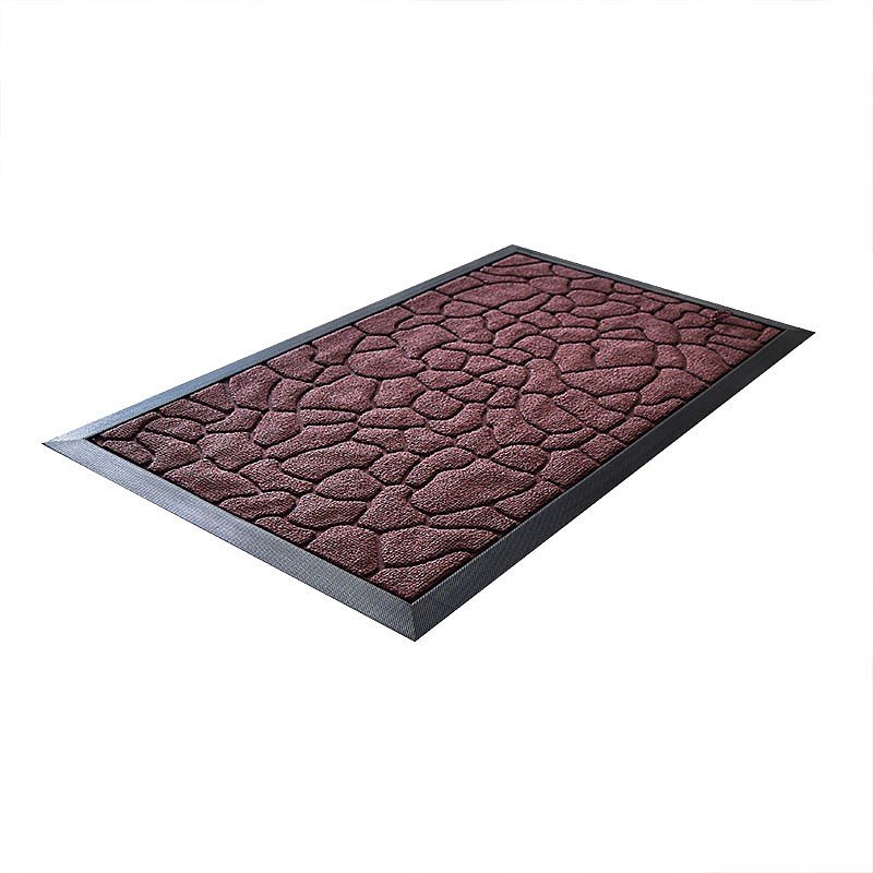 Tapis d'entrée imitation pierres