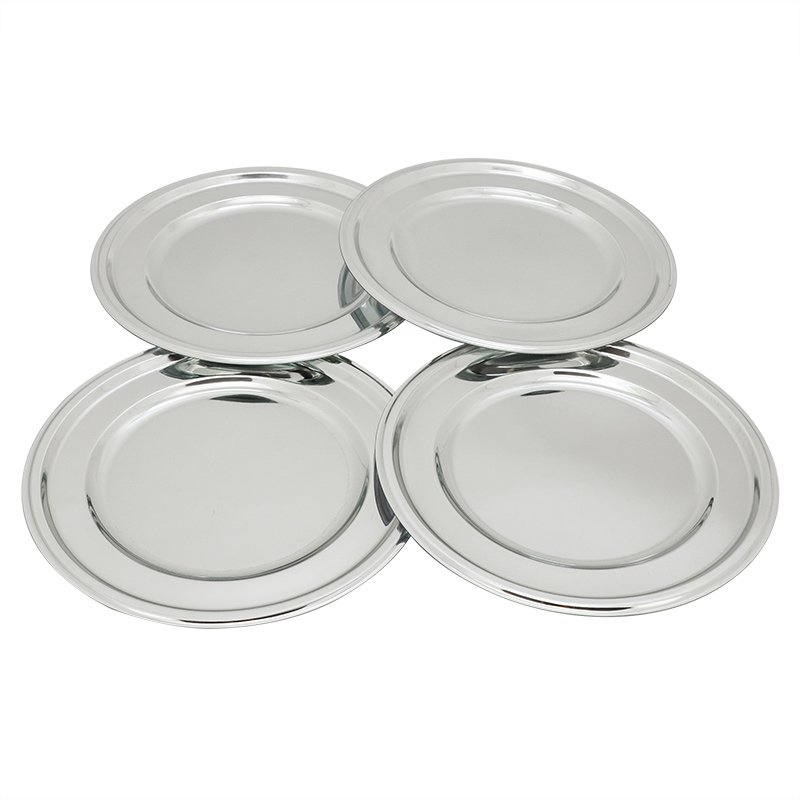 4 sous-assiettes rondes
