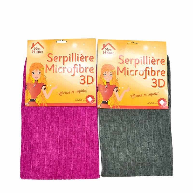 Serpillière microfibre 3D