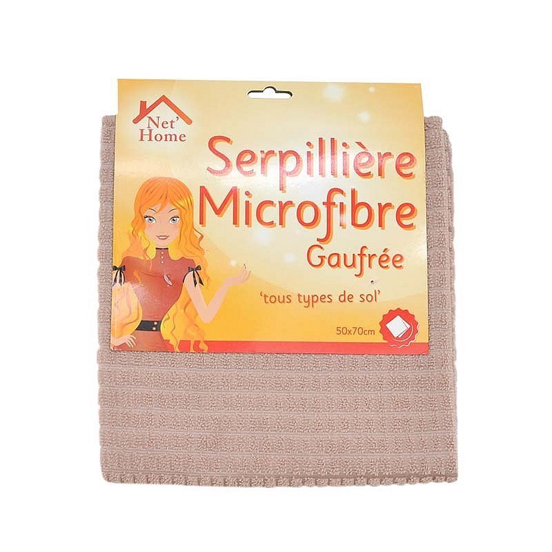 Serpillière microfibre gaufrée