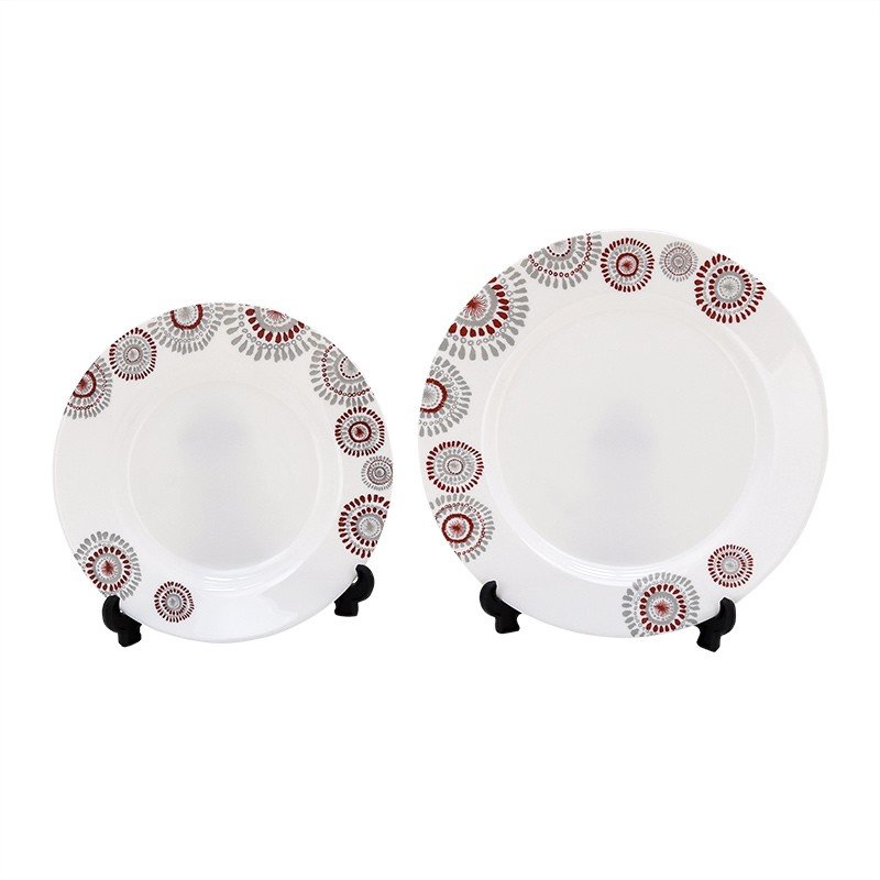 Assiette plate 'Comedia Red'