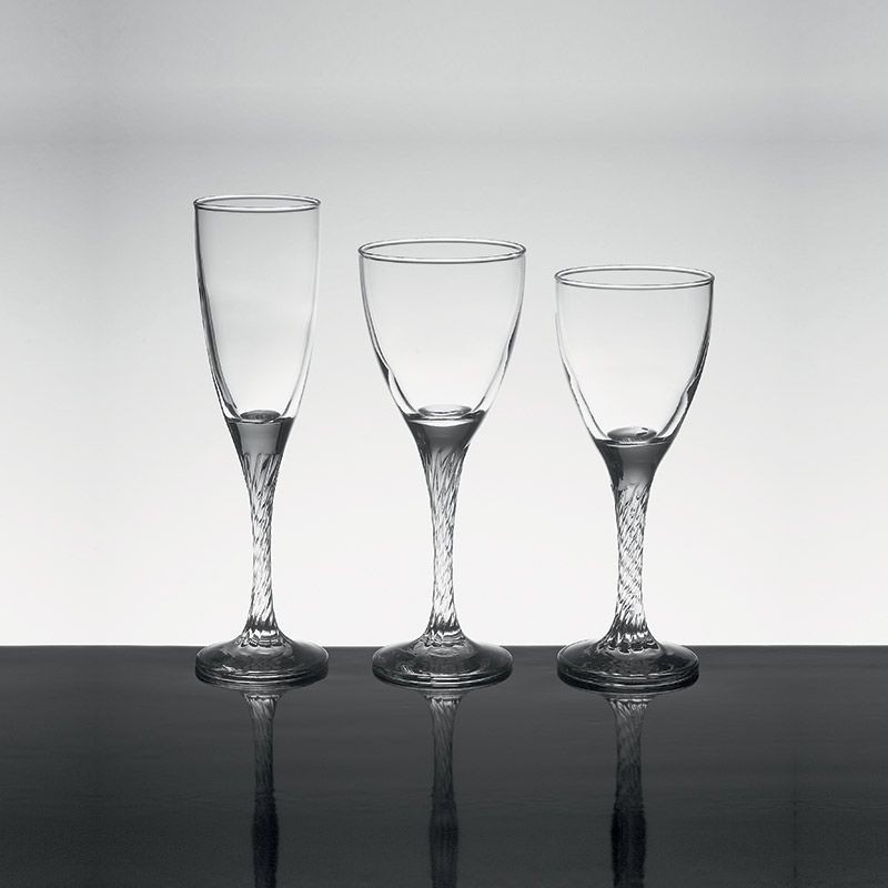 3 verres à vin 'Twist'