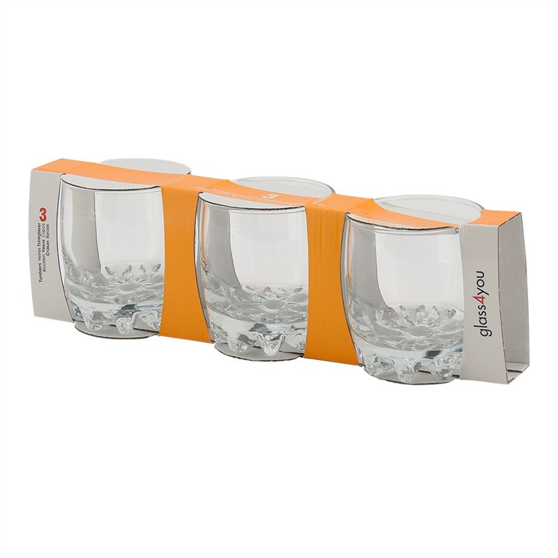 3 verres bas 'Sylvana'