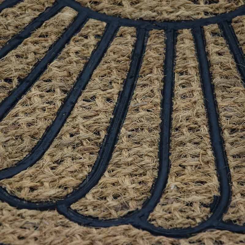 Tapis d'entrée demi lune 'Panama'