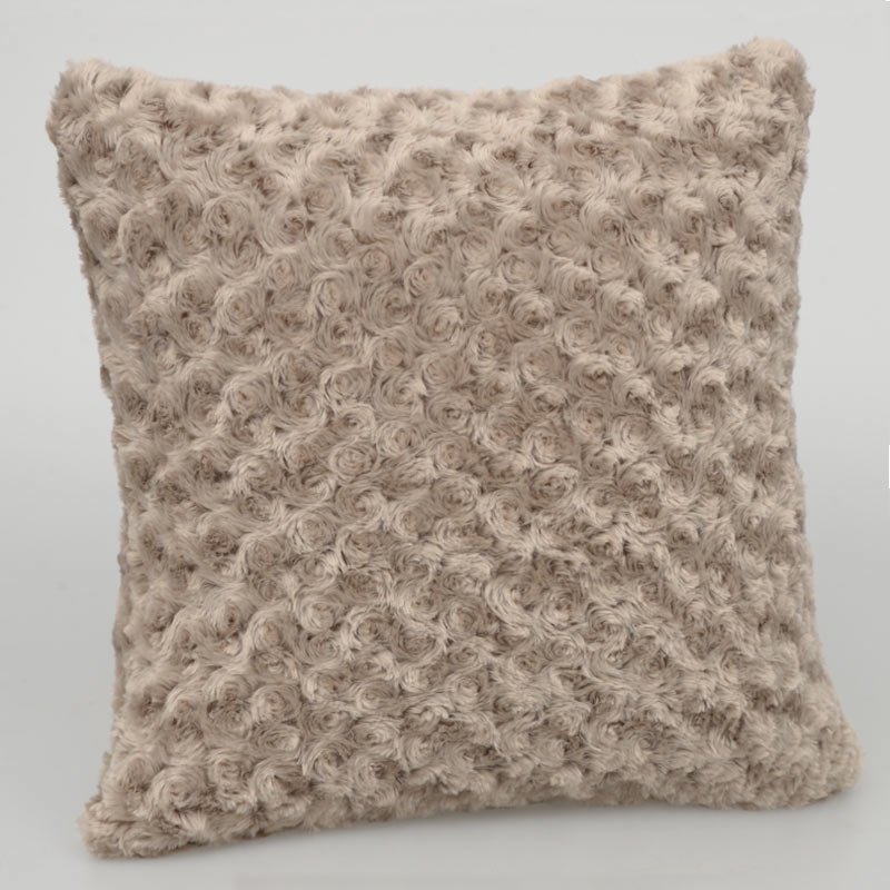 Coussin plat rectang taupe 85cm