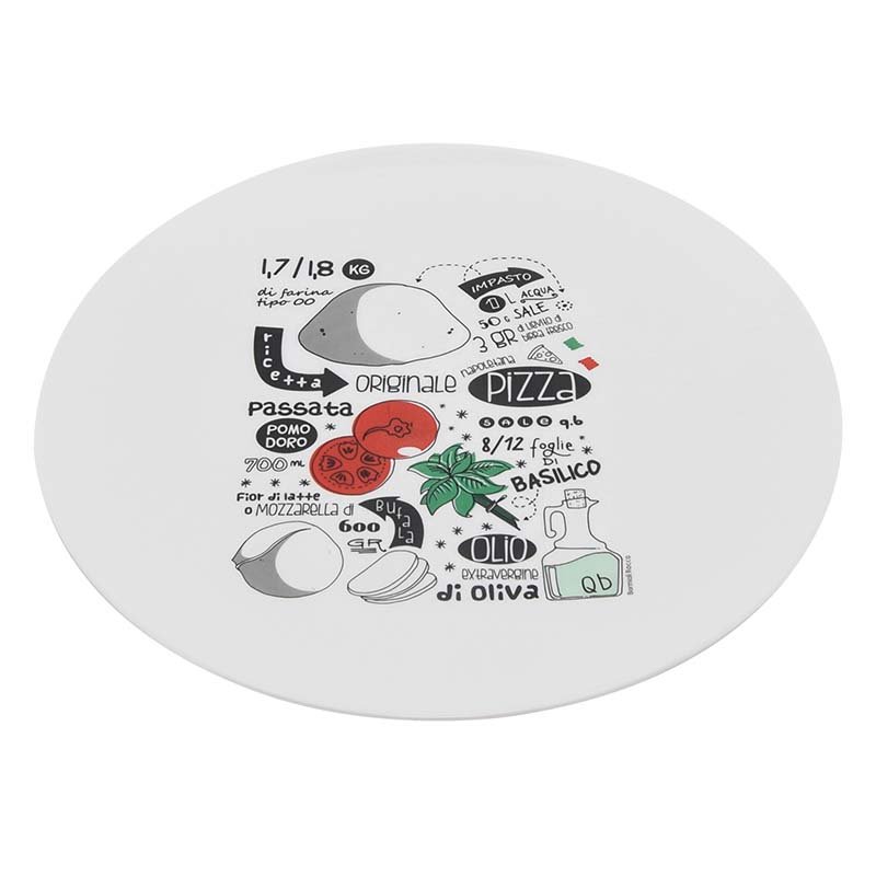 Plat à pizza rond
