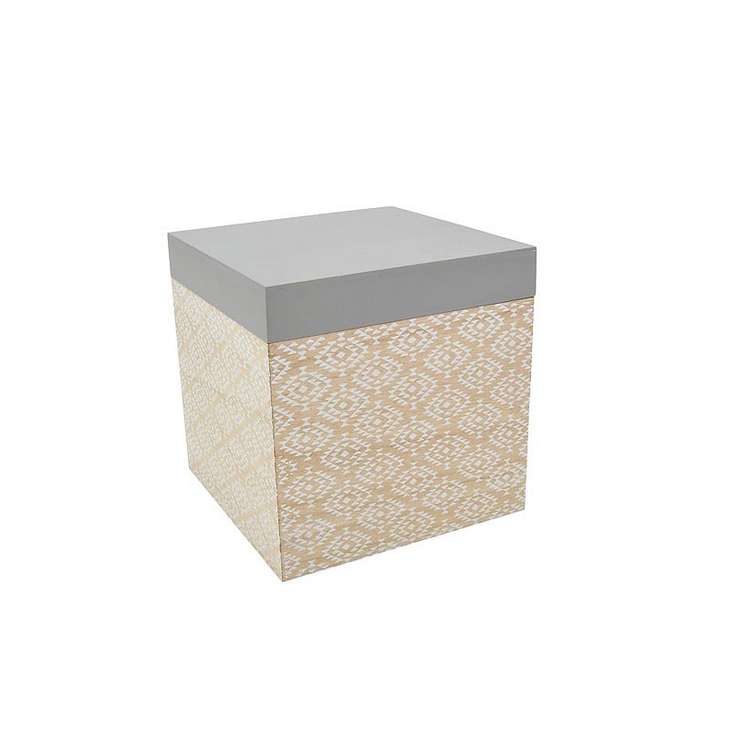 Boîte avec couvercle taupe 'Hyvinkää'