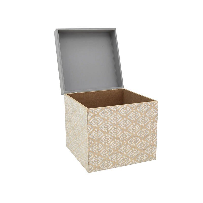 Boîte avec couvercle taupe 'Hyvinkää'