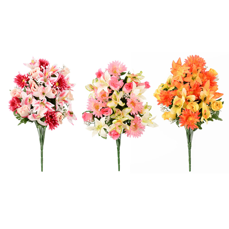Bouquet haut artificiel 'Cabourg'