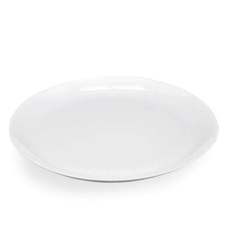 Assiette plate 'Comedia Red' blanc en arcopal - L'Incroyable