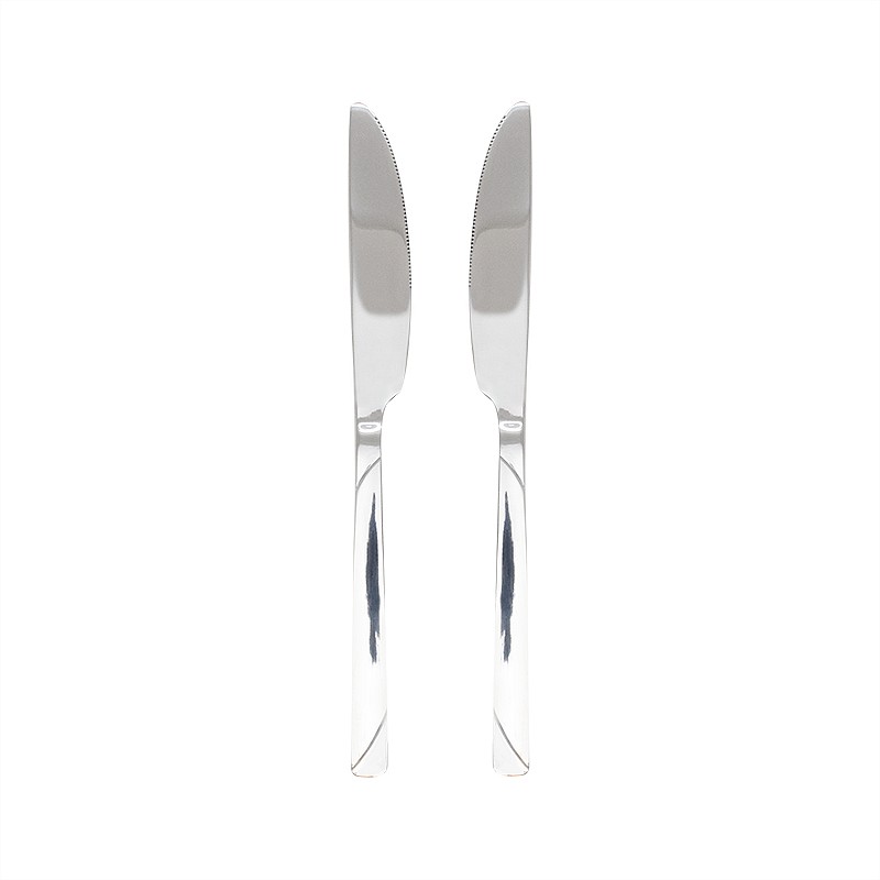 2 couteaux inox 'Gourmet'