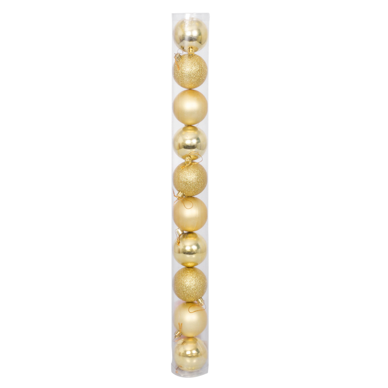 Tube 10 boules en or
