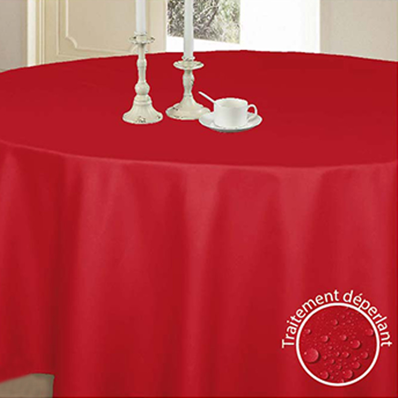 Nappe ronde 'Glory' rouge