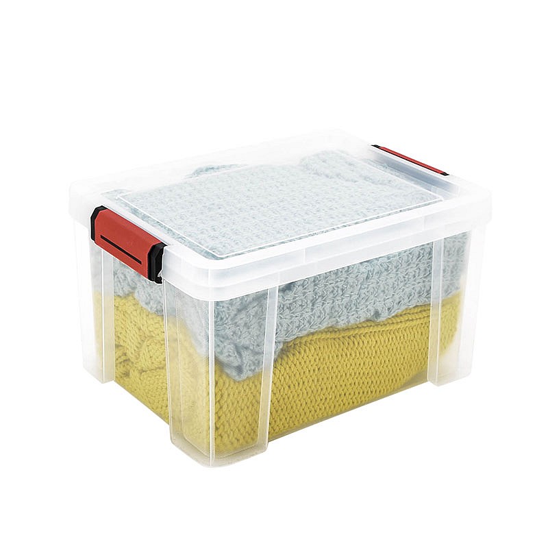 Bac de rangement avec couvercle - 45l