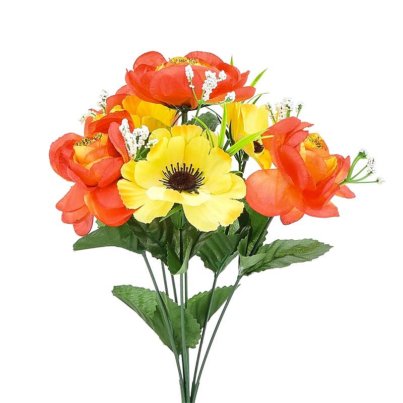 Mini bouquet de renoncules et anémones