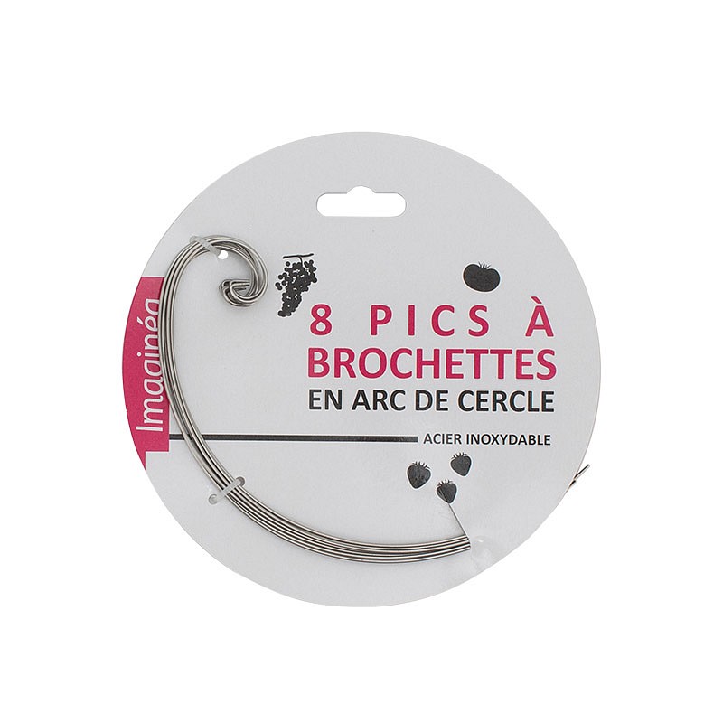 8 pics brochettes arc de cercle