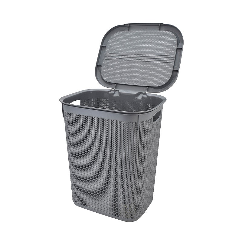 Coffre à linge  'Novi' gris