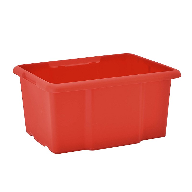 Bac de rangement rouge 30 litres