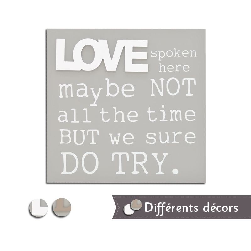 Cadre 'Love' et 'Home'