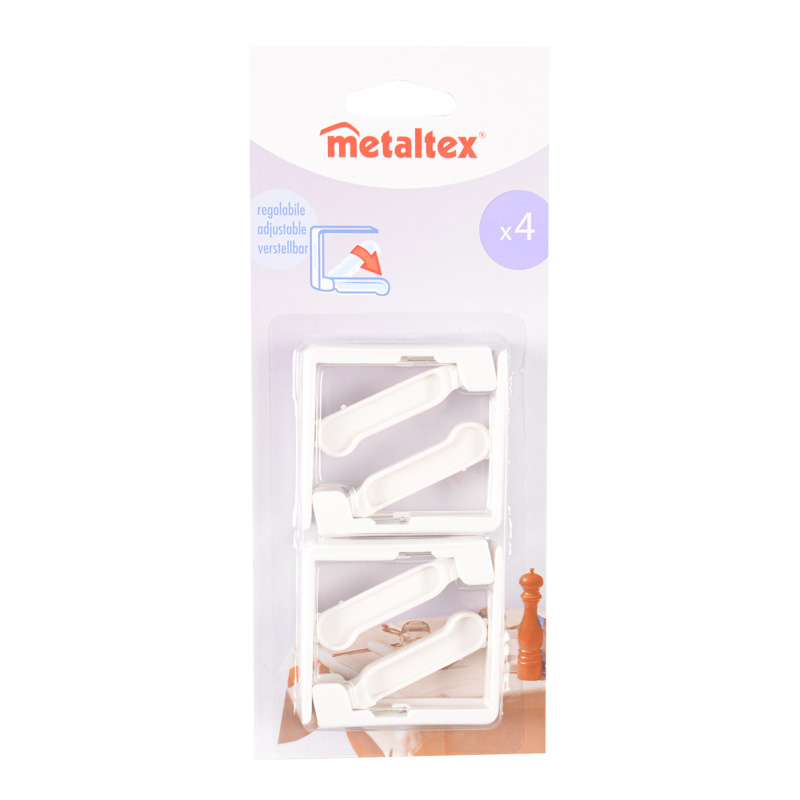 4 fixes nappe blanc