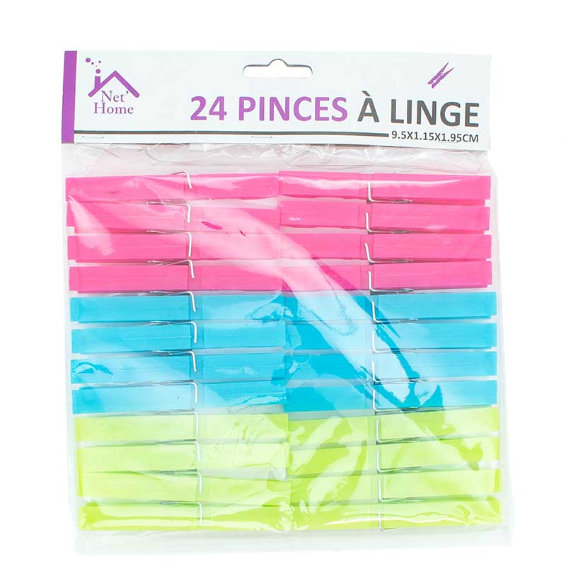 24 pinces à linge