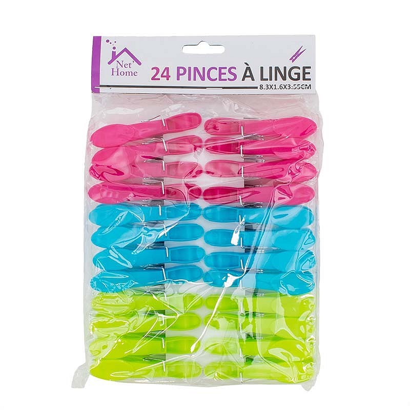 24 pinces à linge