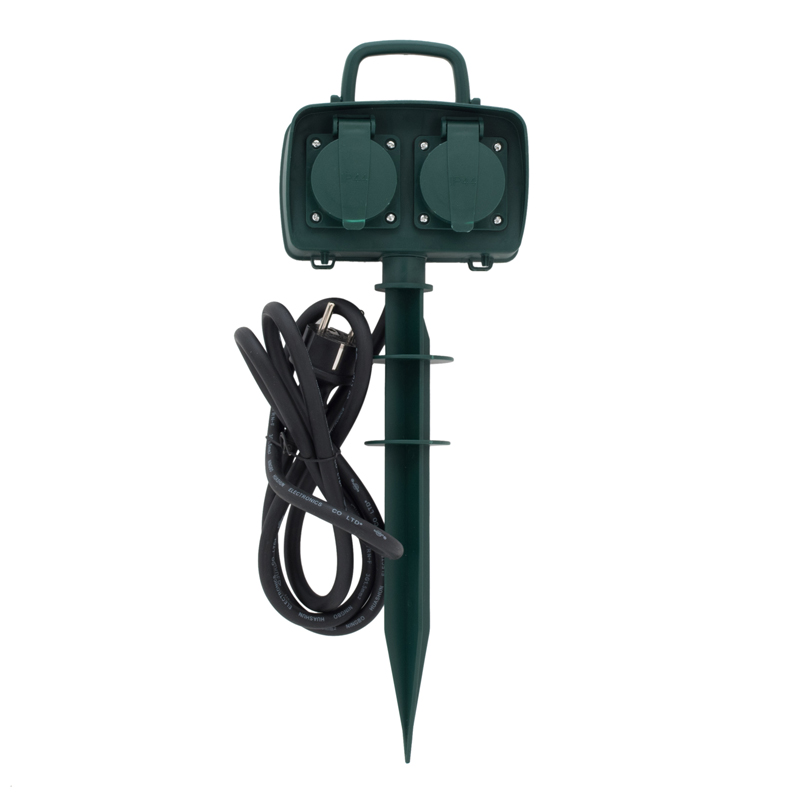 Multiprises à planter IP44
