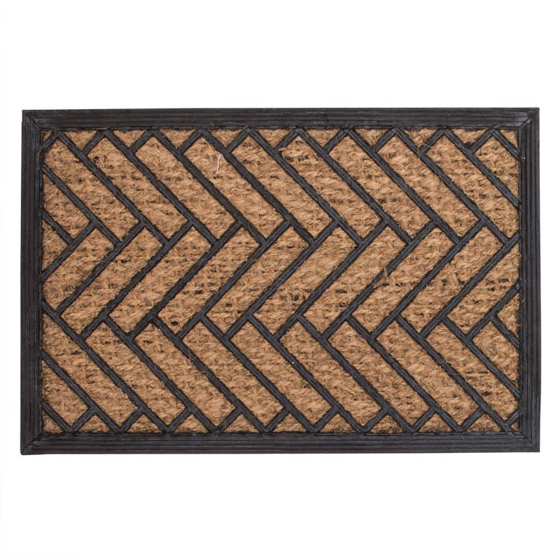 Tapis coco Cheuvrons
