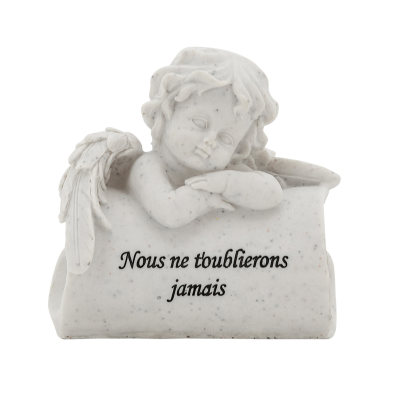 Tombe ange ange gris tombe figure tombe décoration