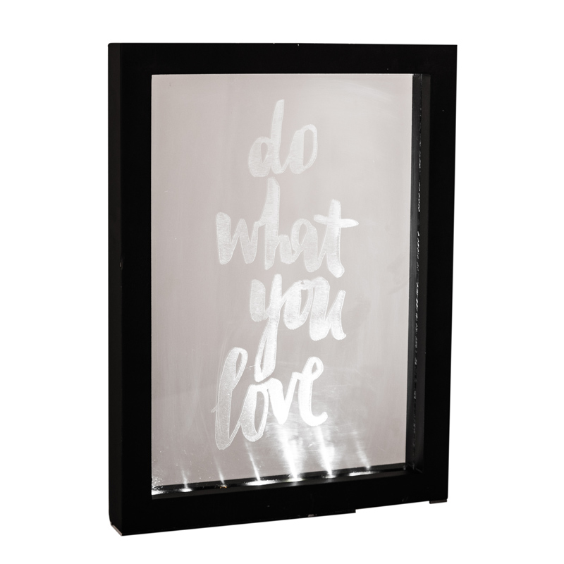 Cadre lumineux à poser Do what you love