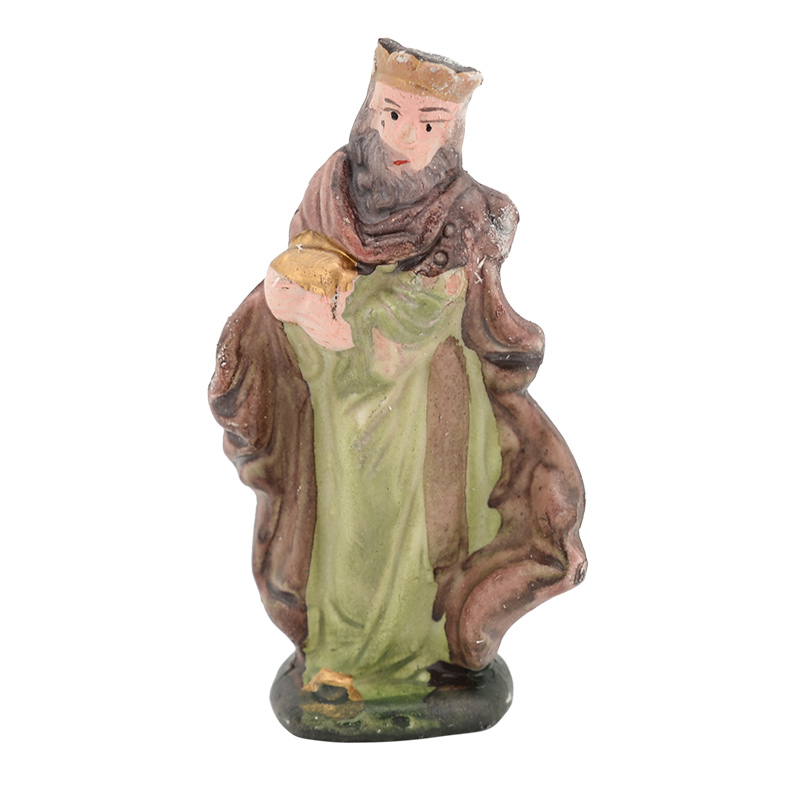 7 sujets de crèche en porcelaine 'Nativity'