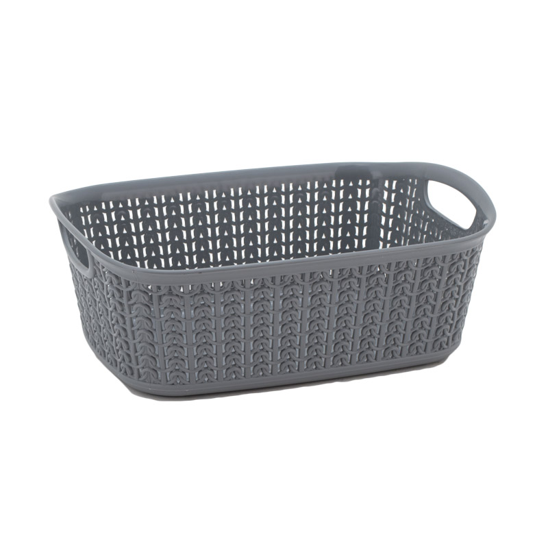 Panier de rangement 3L 'Novi' gris