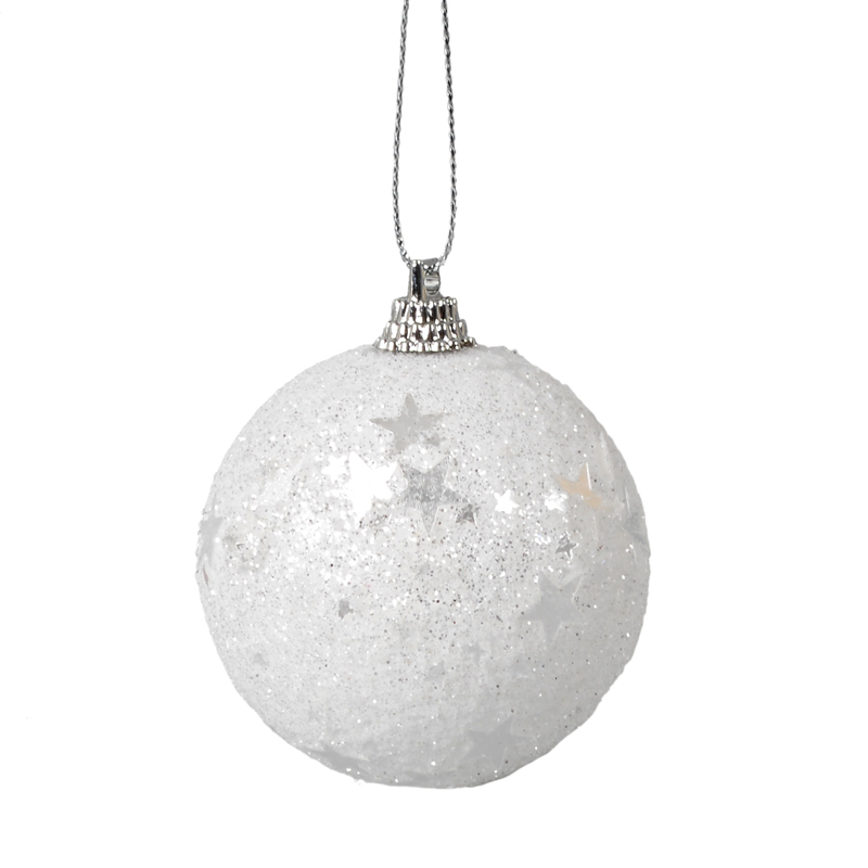 Boule étoile White Xmas