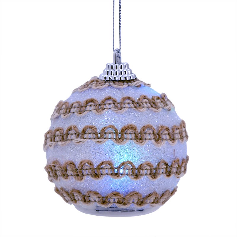 Boule lumineuse pailletée