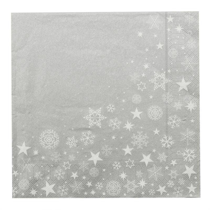 20 serviettes Pluie d'étoiles