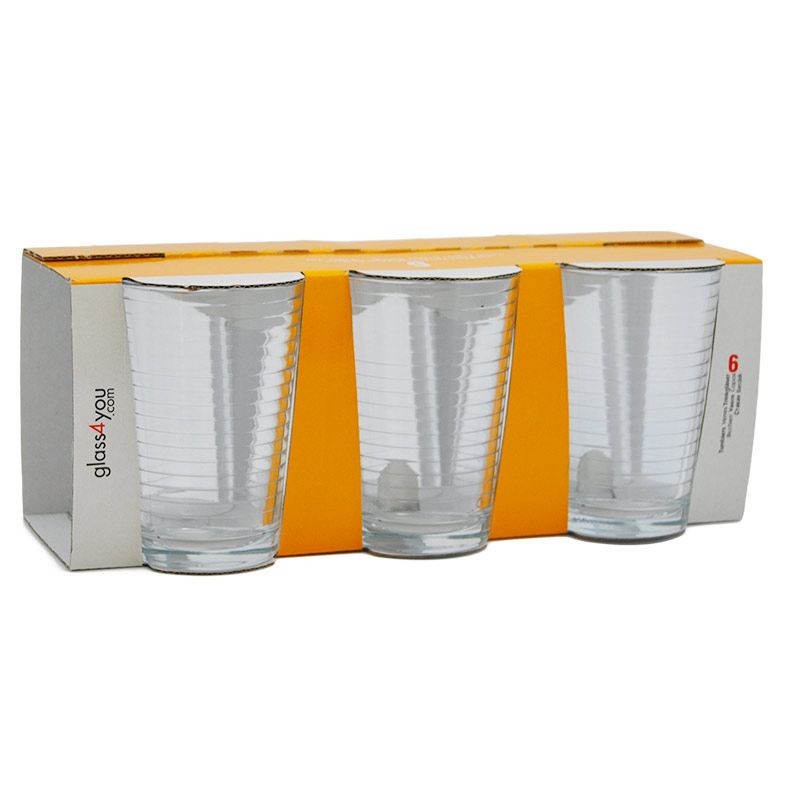 Lot de 6 verres 'Doro' 21cl