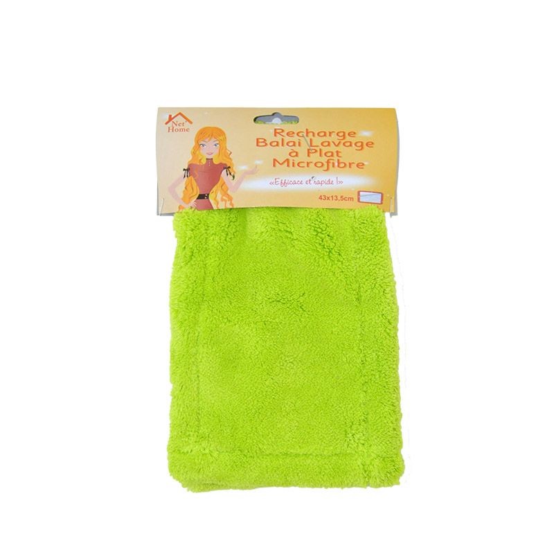Recharge microfibre pour balai lavage à plat - L'Incroyable